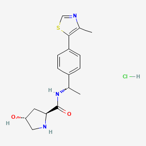 (2S,4R)-4-Hydroxy-N-((S)-1-(4-(4-methylthiazol-5-yl)phenyl)ethyl)pyrrolidine-2-carboxamide hydrochloride