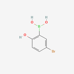 molecular formula C6H6BBrO3 B1519803 5-溴-2-羟基苯硼酸 CAS No. 89598-97-0