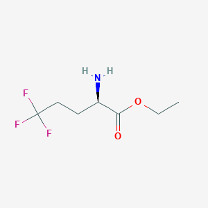 Ethyl (R)-2-amino-5,5,5-trifluoropentanoate