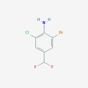 2-Bromo-6-chloro-4-(difluoromethyl)aniline