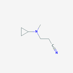 3-(Cyclopropyl(methyl)amino)propanenitrile