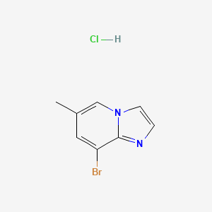 molecular formula C8H8BrClN2 B1519810 8-Bromo-6-methylimidazo[1,2-a]pyridine hydrochloride CAS No. 957120-41-1