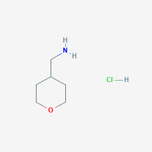 molecular formula C6H14ClNO B1519812 4-Aminomethyltetrahydropyran hydrochloride CAS No. 389621-78-7