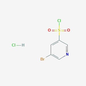 molecular formula C5H4BrCl2NO2S B1519817 5-Bromopyridine-3-sulfonyl chloride hydrochloride CAS No. 913836-25-6