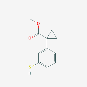 Methyl 1-(3-mercaptophenyl)cyclopropane-1-carboxylate