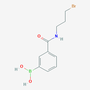 molecular formula C10H13BBrNO3 B1519819 N-(3-Bromopropyl) 3-boronobenzamide CAS No. 850567-42-9