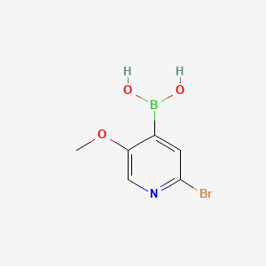 molecular formula C6H7BBrNO3 B1519820 (2-Bromo-5-methoxypyridin-4-yl)boronic acid CAS No. 1072952-48-7