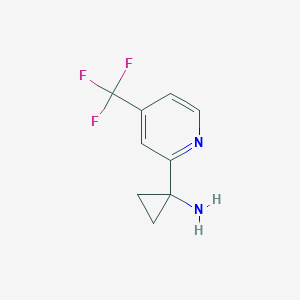 1-(4-(Trifluoromethyl)pyridin-2-YL)cyclopropanamine