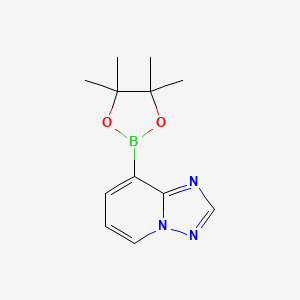 molecular formula C12H16BN3O2 B15198225 [1,2,4]Triazolo[1,5-a]pyridine-8-boronic Acid Pinacol Ester 