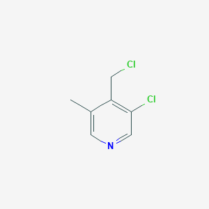 3-Chloro-4-(chloromethyl)-5-methylpyridine