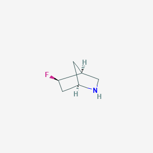 molecular formula C6H10FN B15198241 Rel-(1R,4S,5R)-5-fluoro-2-azabicyclo[2.2.1]heptane 