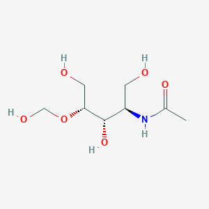 N-[(2R,3S,4R)-1,3,5-trihydroxy-4-(hydroxymethoxy)pentan-2-yl]acetamide