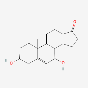 molecular formula C19H28O3 B15198250 Androst-5-ene-17-one-3beta,7beta-diol 