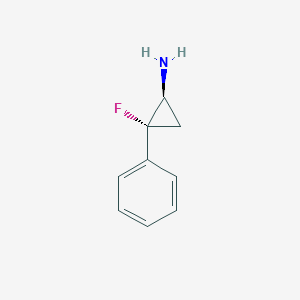 (1S,2R)-2-fluoro-2-phenylcyclopropan-1-amine