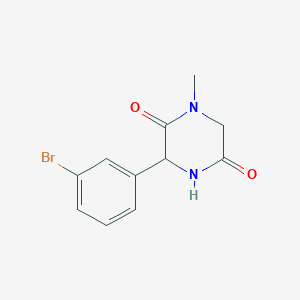 3-(3-Bromophenyl)-1-methylpiperazine-2,5-dione