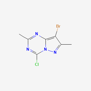 8-Bromo-4-chloro-2,7-dimethylpyrazolo[1,5-a][1,3,5]triazine