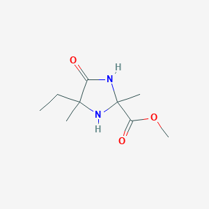 Methyl 4-ethyl-2,4-dimethyl-5-oxoimidazolidine-2-carboxylate