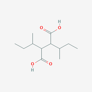 molecular formula C12H22O4 B15198351 2,3-Di-sec-butylsuccinic acid 