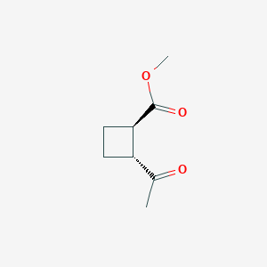 rel-(1R,2R)-Methyl 2-acetylcyclobutanecarboxylate