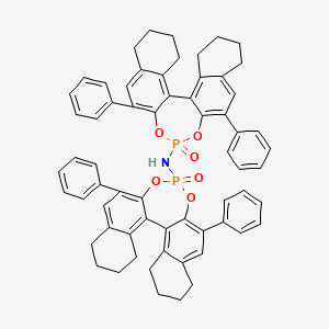 13-oxo-N-(13-oxo-10,16-diphenyl-12,14-dioxa-13λ5-phosphapentacyclo[13.8.0.02,11.03,8.018,23]tricosa-1(23),2,8,10,15,17-hexaen-13-yl)-10,16-diphenyl-12,14-dioxa-13λ5-phosphapentacyclo[13.8.0.02,11.03,8.018,23]tricosa-1(23),2,8,10,15,17-hexaen-13-amine