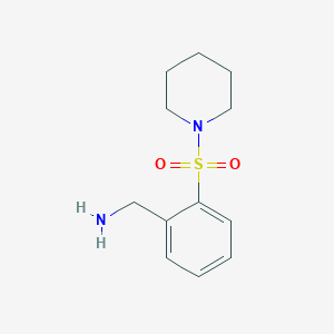 1-[2-(Piperidin-1-ylsulfonyl)phenyl]methanamine