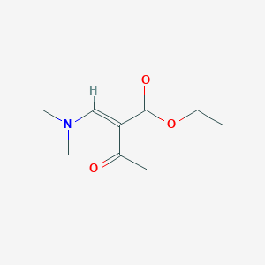 molecular formula C9H15NO3 B151985 2-乙酰基-3-(二甲氨基)丙烯酸乙酯 CAS No. 203186-58-7