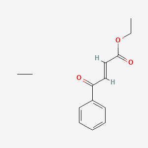 ethane;ethyl (E)-4-oxo-4-phenylbut-2-enoate