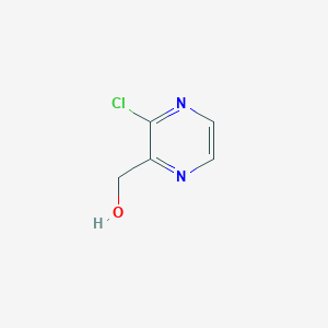 molecular formula C5H5ClN2O B1519852 (3-氯吡嗪-2-基)甲醇 CAS No. 89283-32-9
