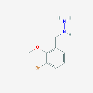 (3-Bromo-2-methoxybenzyl)hydrazine