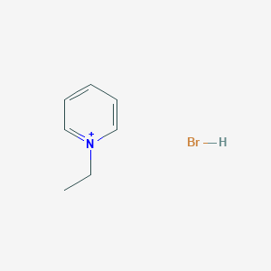 molecular formula C7H11BrN+ B15198525 1-Ethylpyridin-1-ium;hydrobromide 