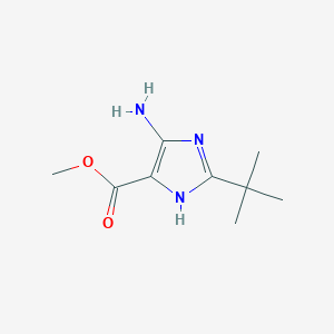 methyl 4-amino-2-tert-butyl-1H-imidazole-5-carboxylate