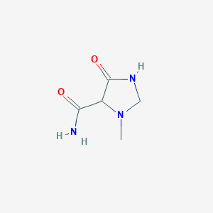 3-Methyl-5-oxoimidazolidine-4-carboxamide