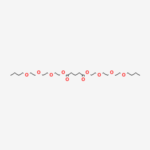 molecular formula C25H48O10 B15198631 Pentanedioic acid, bis(2-(2-(2-butoxyethoxy)ethoxy)ethyl) ester CAS No. 65520-42-5