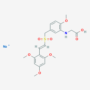 molecular formula C21H25NNaO8S B15198637 CID 71604392 