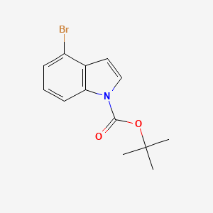 molecular formula C13H14BrNO2 B1519866 tert-butyl 4-bromo-1H-indole-1-carboxylate CAS No. 676448-17-2