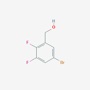 molecular formula C7H5BrF2O B1519867 5-溴-2,3-二氟苄醇 CAS No. 887585-71-9