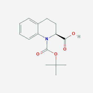 B1519869 (s)-1-(Tert-butoxycarbonyl)-1,2,3,4-tetrahydroquinoline-2-carboxylic acid CAS No. 1187933-14-7