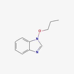 molecular formula C10H12N2O B15198700 1-Propoxy-1H-benzo[d]imidazole 