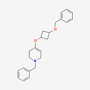 1-Benzyl-4-(trans-3-(benzyloxy)cyclobutoxy)-1,2,3,6-tetrahydropyridine