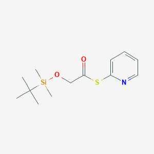 S-Pyridin-2-yl 2-((tert-butyldimethylsilyl)oxy)ethanethioate