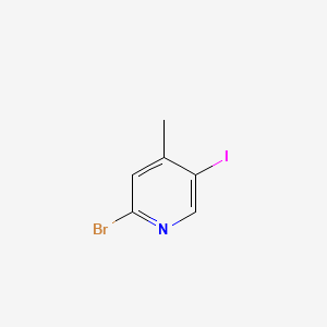 molecular formula C6H5BrIN B1519877 2-Bromo-5-iodo-4-methylpyridine CAS No. 942206-07-7