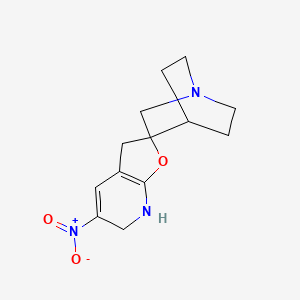 5'-Nitro-6',7'-dihydro-3'H-4-azaspiro[bicyclo[2.2.2]octane-2,2'-furo[2,3-b]pyridine]