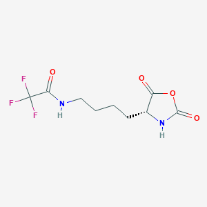 (R)-N-(4-(2,5-Dioxooxazolidin-4-yl)butyl)-2,2,2-trifluoroacetamide