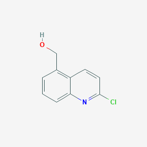 molecular formula C10H8ClNO B15198841 (2-Chloroquinolin-5-yl)methanol 