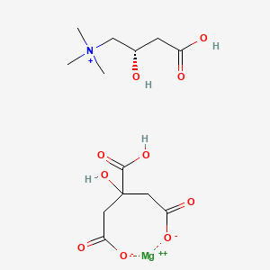 magnesium;3-carboxy-3-hydroxypentanedioate;[(2S)-3-carboxy-2-hydroxypropyl]-trimethylazanium