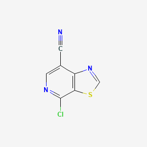 4-Chlorothiazolo[5,4-c]pyridine-7-carbonitrile