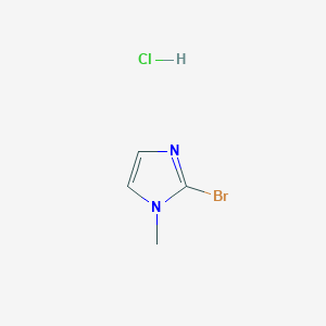 molecular formula C4H6BrClN2 B1519888 2-Bromo-1-methyl-1H-imidazole hydrochloride CAS No. 913836-21-2
