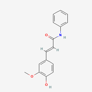 (E)-3-(4-Hydroxy-3-methoxyphenyl)-N-phenylacrylamide