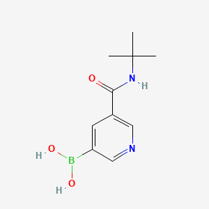 molecular formula C10H15BN2O3 B1519894 (5-(tert-Butylcarbamoyl)pyridin-3-yl)boronic acid CAS No. 913835-99-1