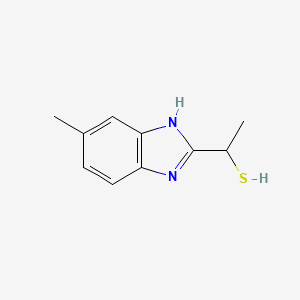 1-(5-Methyl-1H-benzo[d]imidazol-2-yl)ethanethiol